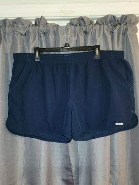 Reebok Women’s Navy Blue Athletic Running Shorts